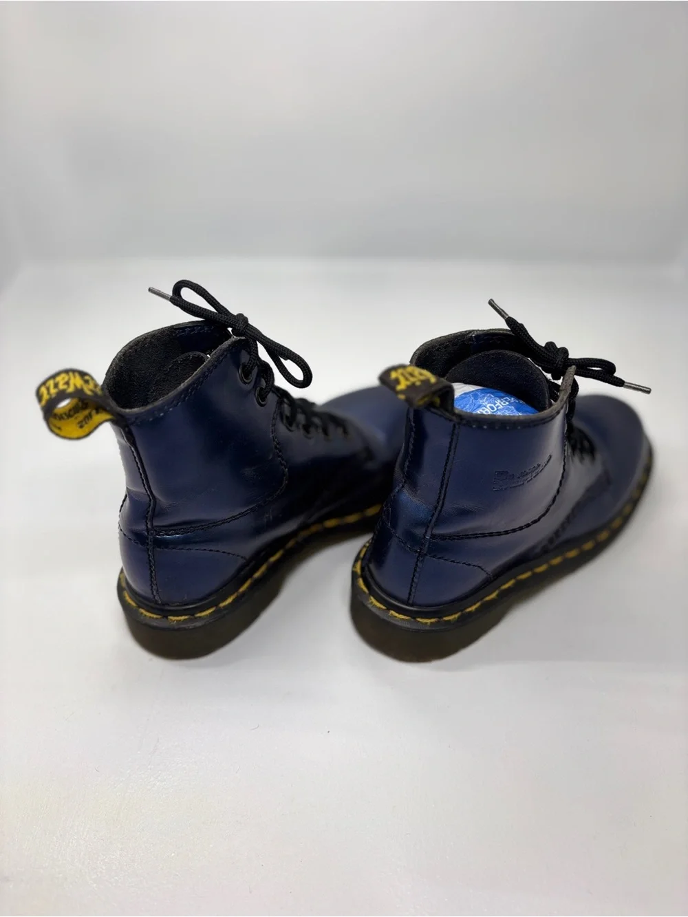 Dr. Martens Made in England 1460 Navy Blue 8-Eye Boots Kids 13